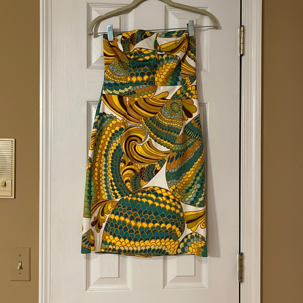 Size 00P Banana Republic/Trina Turk strapless dress